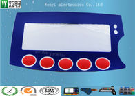 0.15mm PC Film Push Button Membrane Switch Keypad High Gloss With Silver Contact Point