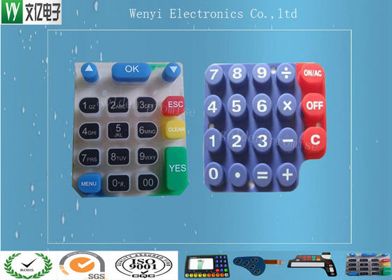 Silkscreen Print Silicone Rubber Keypads