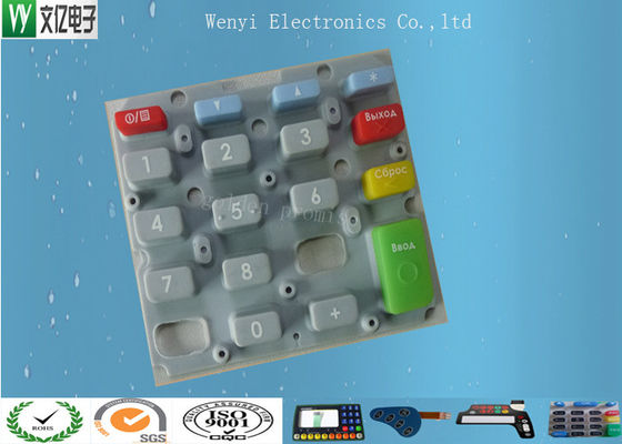 Silkscreen Print Silicone Rubber Keypads