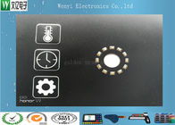 3 Keys FPC Membrane Switch  Embossing With Long Zif Connector