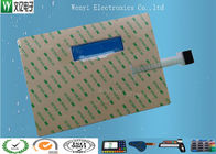 PET Gloss Flat Membrane Switch / Membrane Control Panel Nicomatic Female Connector