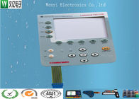 Food Grade Conductive Rubber Keypad Combined With PC Overlay Membrane Switch