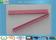Pink Foamed Heat Seal Connector , Rubber Conductive Flexible Flat Cable Connector