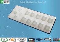 White Print 50 Degree Silicone Rubber Keypad Laser Engraved Non Removable