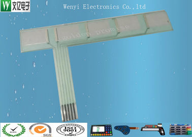 EMI Shield Flexible Capacitive Touch Keypad / Custom Printed Membrane Touch Panel