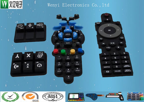 P+R Key Silicone Rubber Keypad 40 Degree
