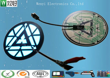 8000 to 10000 Long hours blue and white light  EL Panel Backlight FPC Membrane Switch F150 Overlay