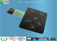 3D Square Keys Embossing Membrane Switch With ChangJiang Brand Female 2.54, 4 Pin Connectors