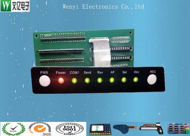 SMT Circuit With LED  Backlight Illuminated Embossing Key Membrane Switch