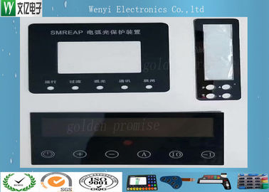 0.2mm Thickness PC or  Acrylic  overlay Fast Response Capability Membrane Switch