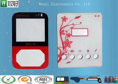 0.2mm Thickness PC or  Acrylic  overlay Fast Response Capability Membrane Switch