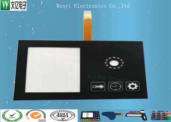 Rigid PCB Membrane Push Button Switch , FPC Membrane Switch Panel