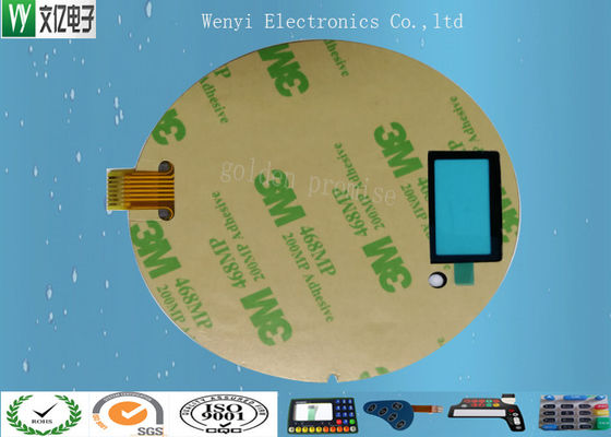 High Glossy Metal Dome Backlight Membrane Switch	With Aluminum Backplate
