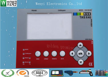 Membrane Switch Keypad Touch Panel Overlay Multi Color Numeric For UV Print Machine