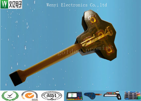 Pcb Membrane Keypad 2.54 Mm Pitch High Glossy Epoxy 1.8mm Thickness