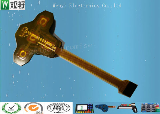 Single Key Waterproof FPC Membrane Switch With Numerical Serial Number Digital Print